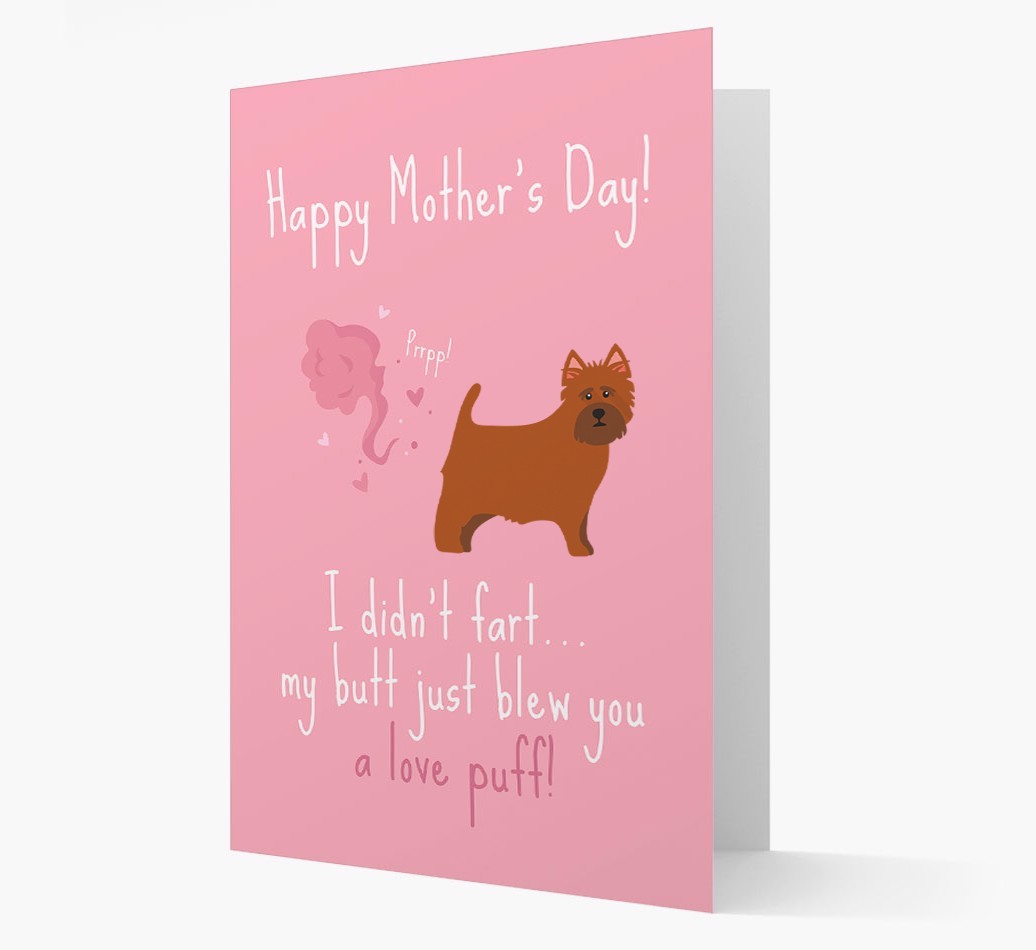 'Love Puff' - Personalised {breedFullName} Card
