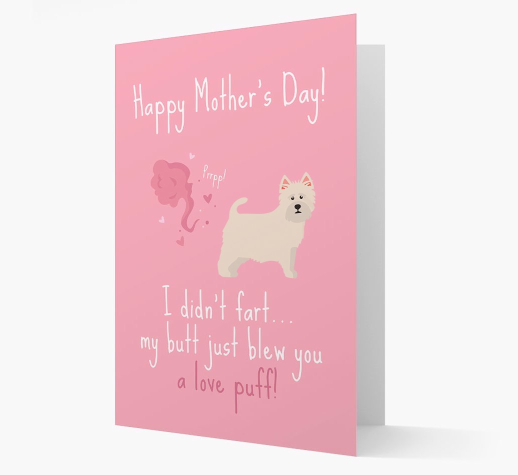 'Love Puff' - Personalized {breedFullName} Card