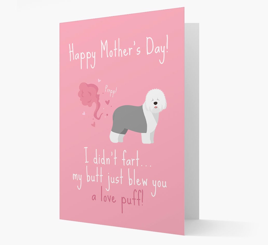 'Love Puff' - Personalized {breedFullName} Card
