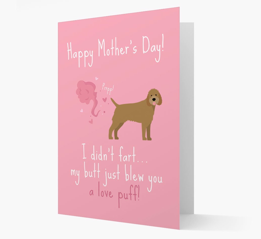 'Love Puff' - Personalised {breedFullName} Card