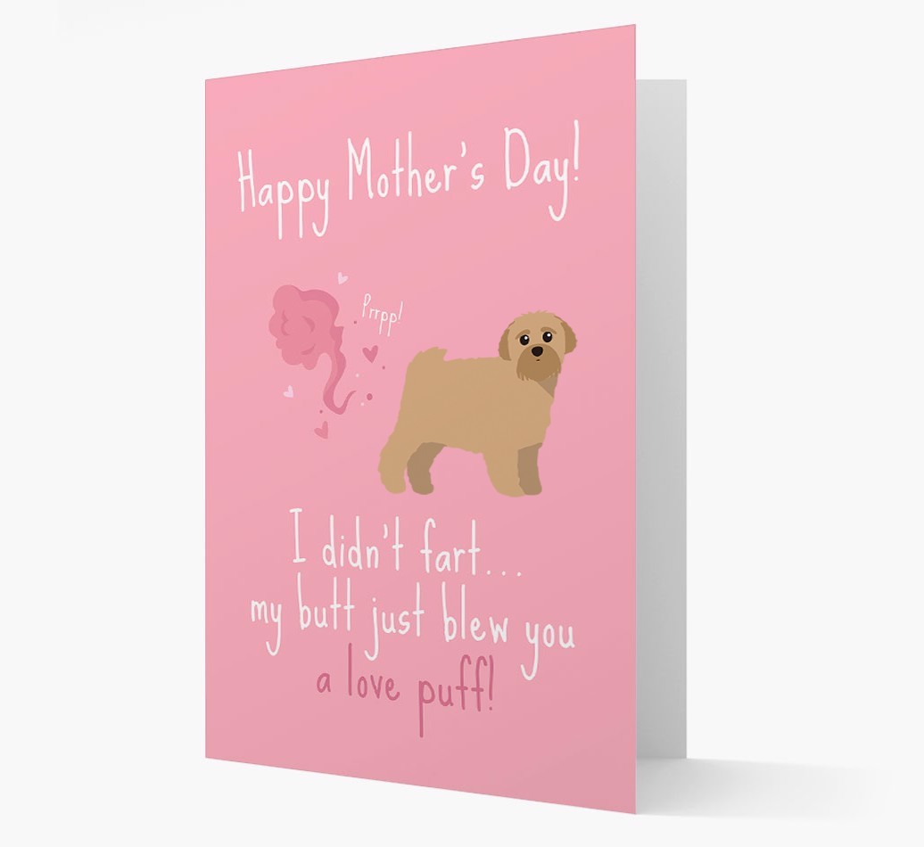 'Love Puff' - Personalised {breedFullName} Card