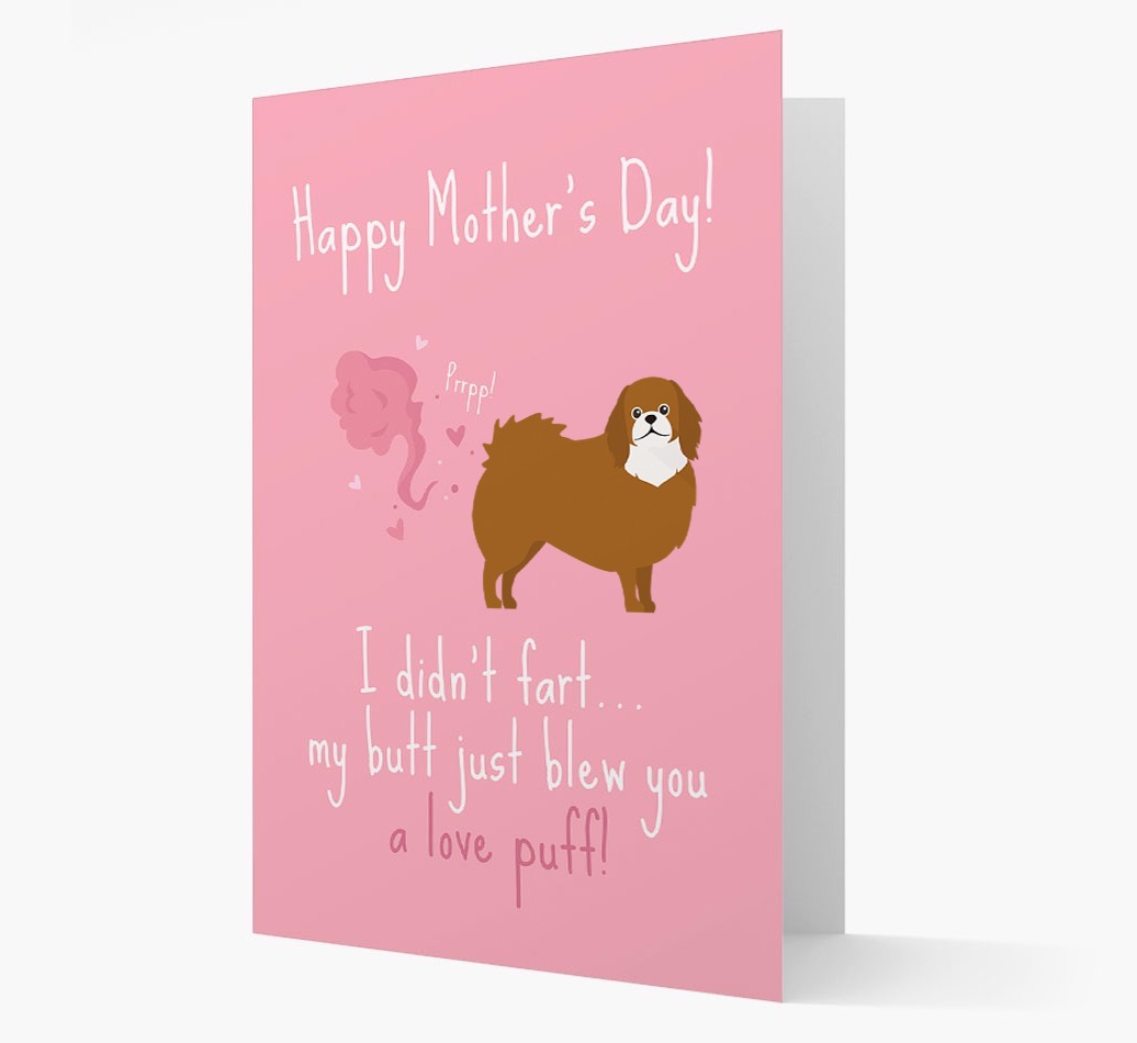 'Love Puff' - Personalised {breedFullName} Card