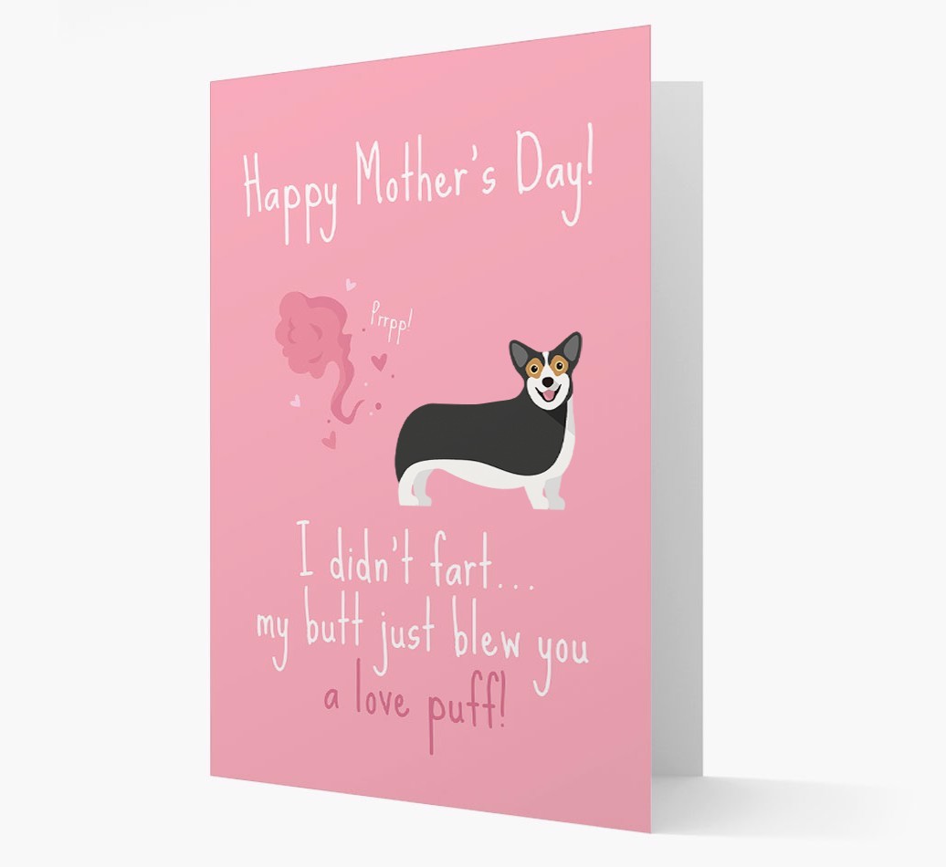 'Love Puff' - Personalized {breedFullName} Card