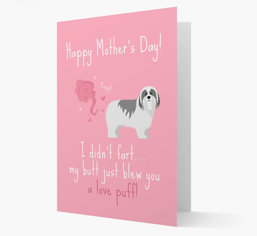 'Love Puff' - Personalized {breedFullName} Card