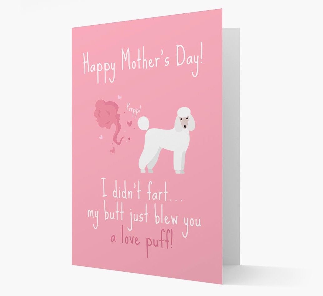 'Love Puff' - Personalised {breedFullName} Card
