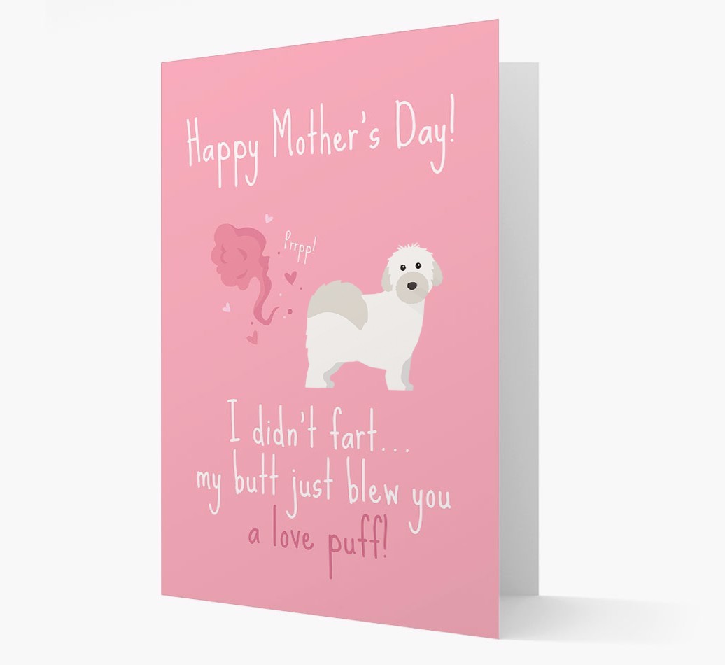 'Love Puff' - Personalised {breedFullName} Card