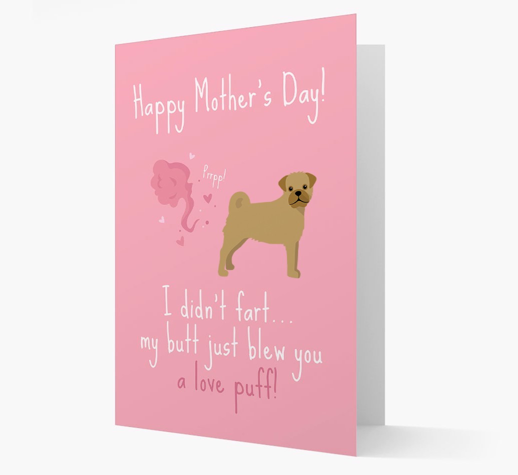 'Love Puff' - Personalised {breedFullName} Card