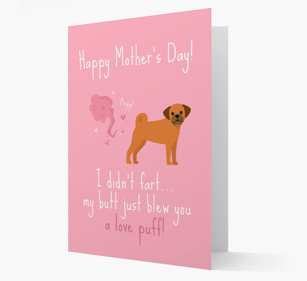 'Love Puff' - Personalized {breedFullName} Card