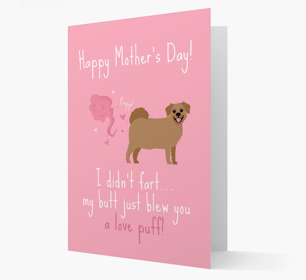 'Love Puff' - Personalised {breedFullName} Card