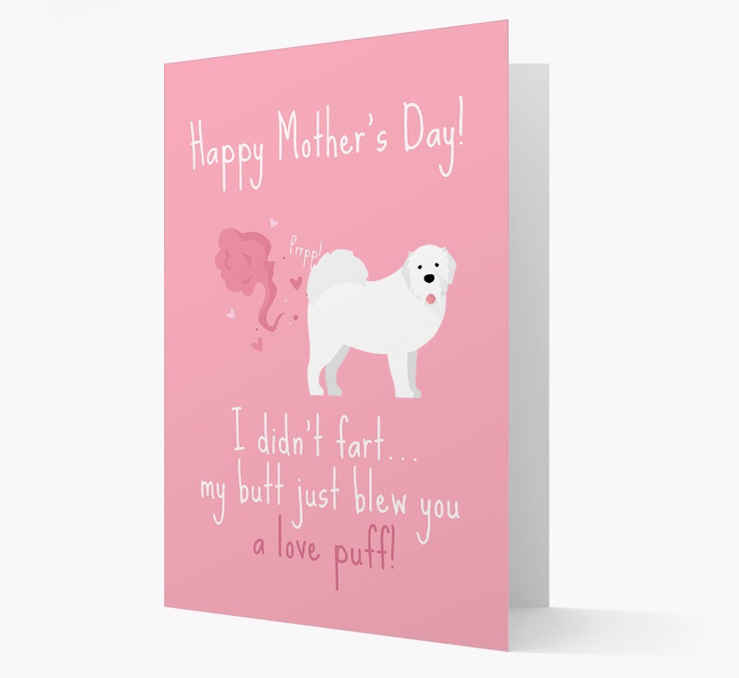 'Love Puff' - Personalised {breedFullName} Card