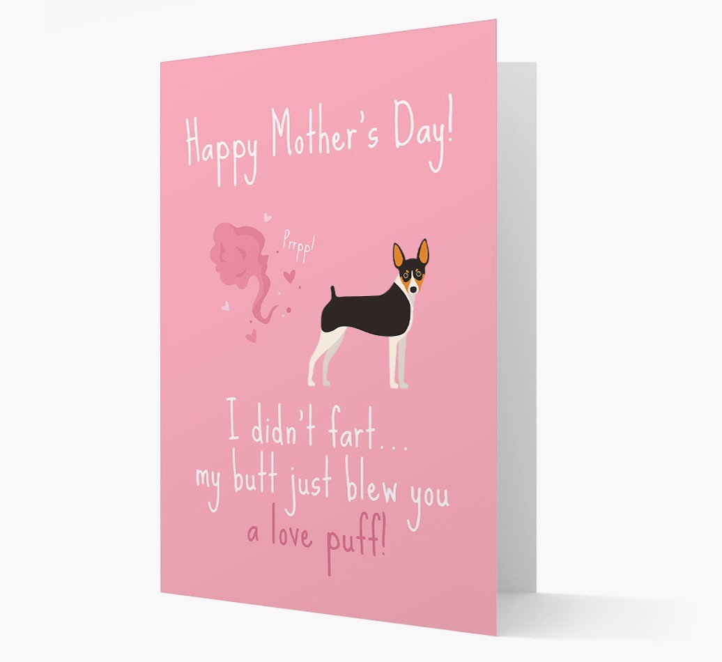 'Love Puff' - Personalised {breedFullName} Card