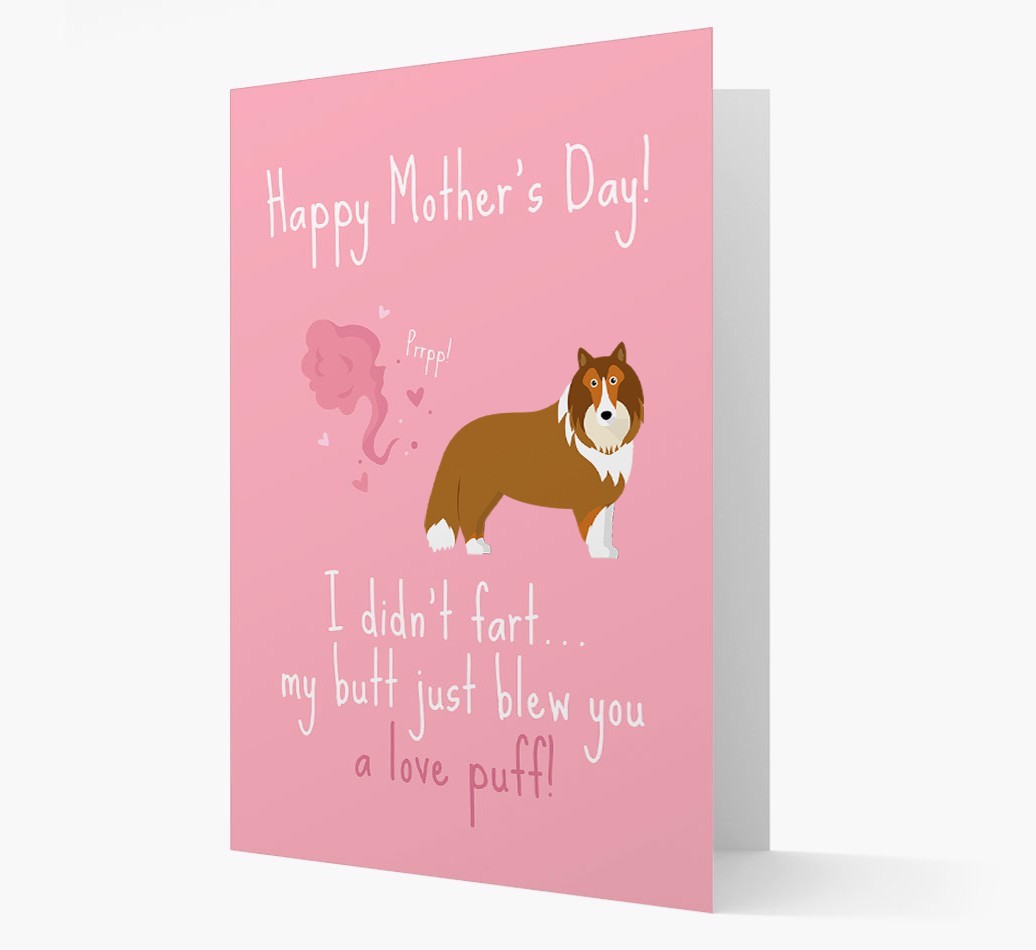 'Love Puff' - Personalised {breedFullName} Card