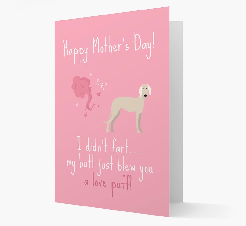 'Love Puff' - Personalized {breedFullName} Card