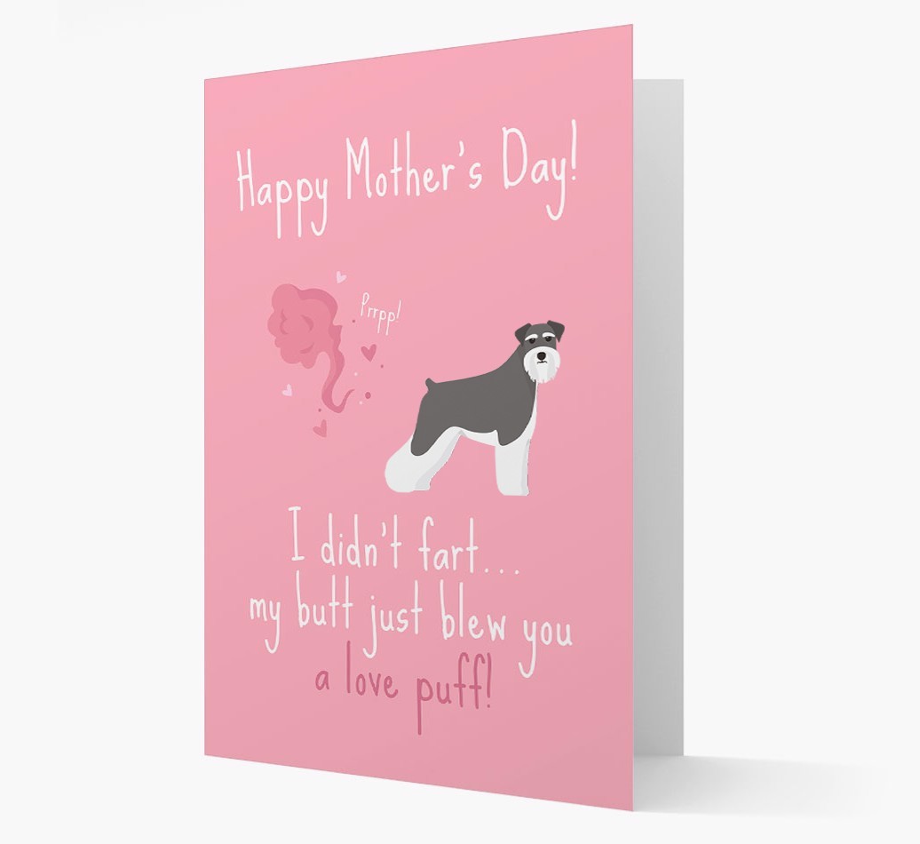 'Love Puff' - Personalised {breedFullName} Card