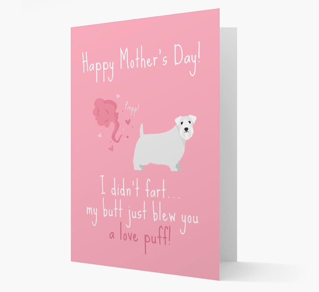 'Love Puff' - Personalised {breedFullName} Card