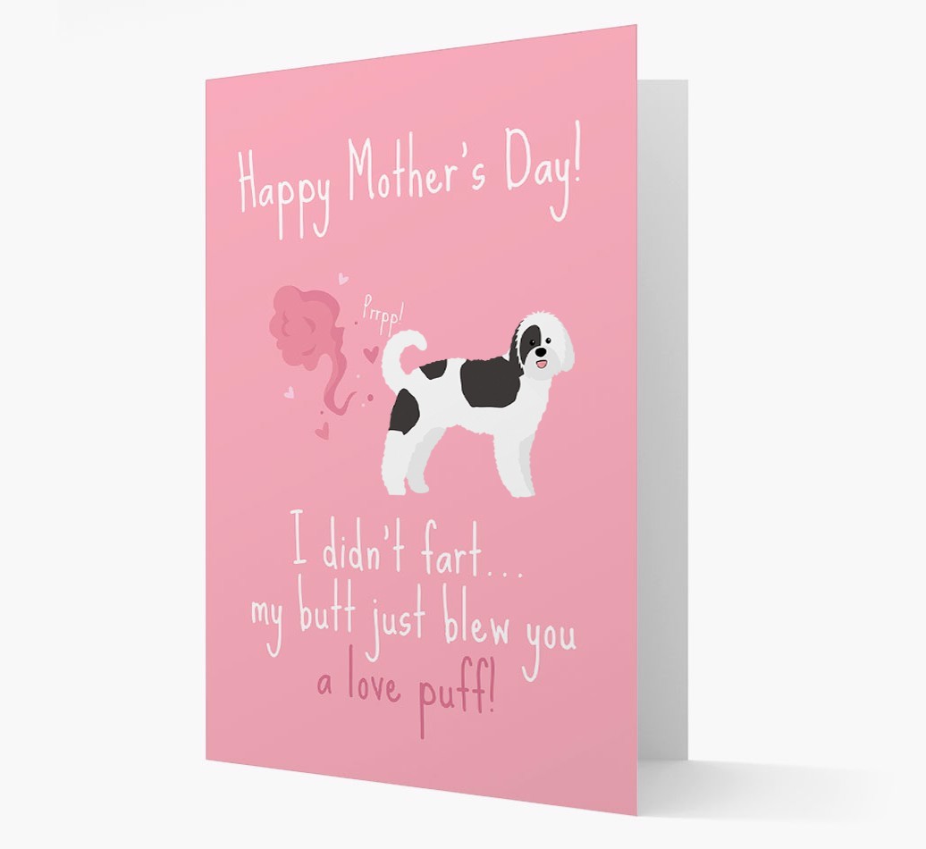 'Love Puff' - Personalised {breedFullName} Card