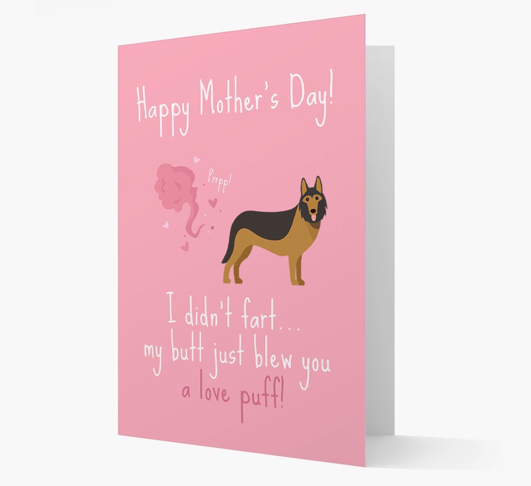 'Love Puff' - Personalized {breedFullName} Card