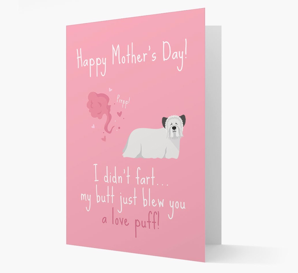 'Love Puff' - Personalised {breedFullName} Card