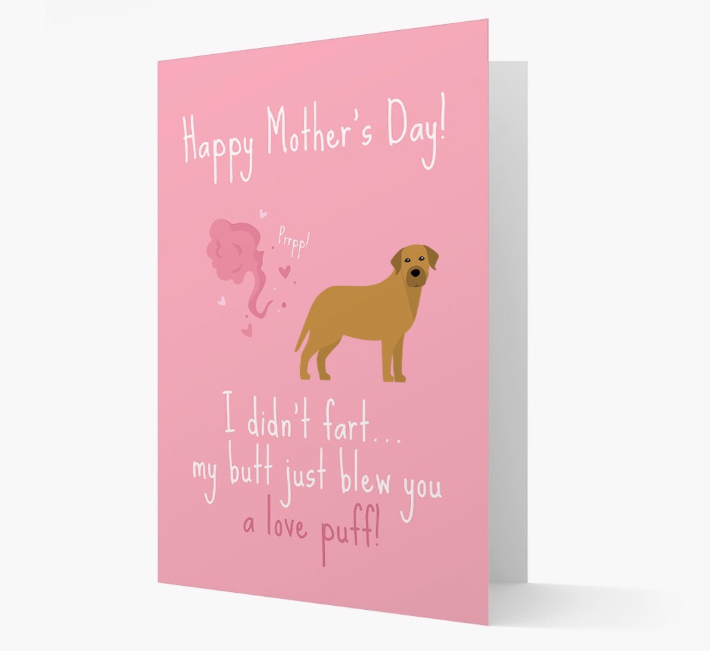 'Love Puff' - Personalized {breedFullName} Card