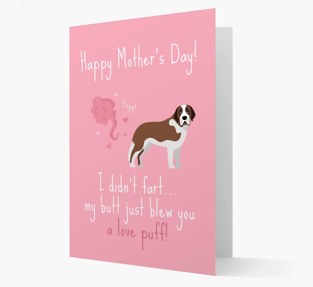 'Love Puff' - Personalised {breedFullName} Card