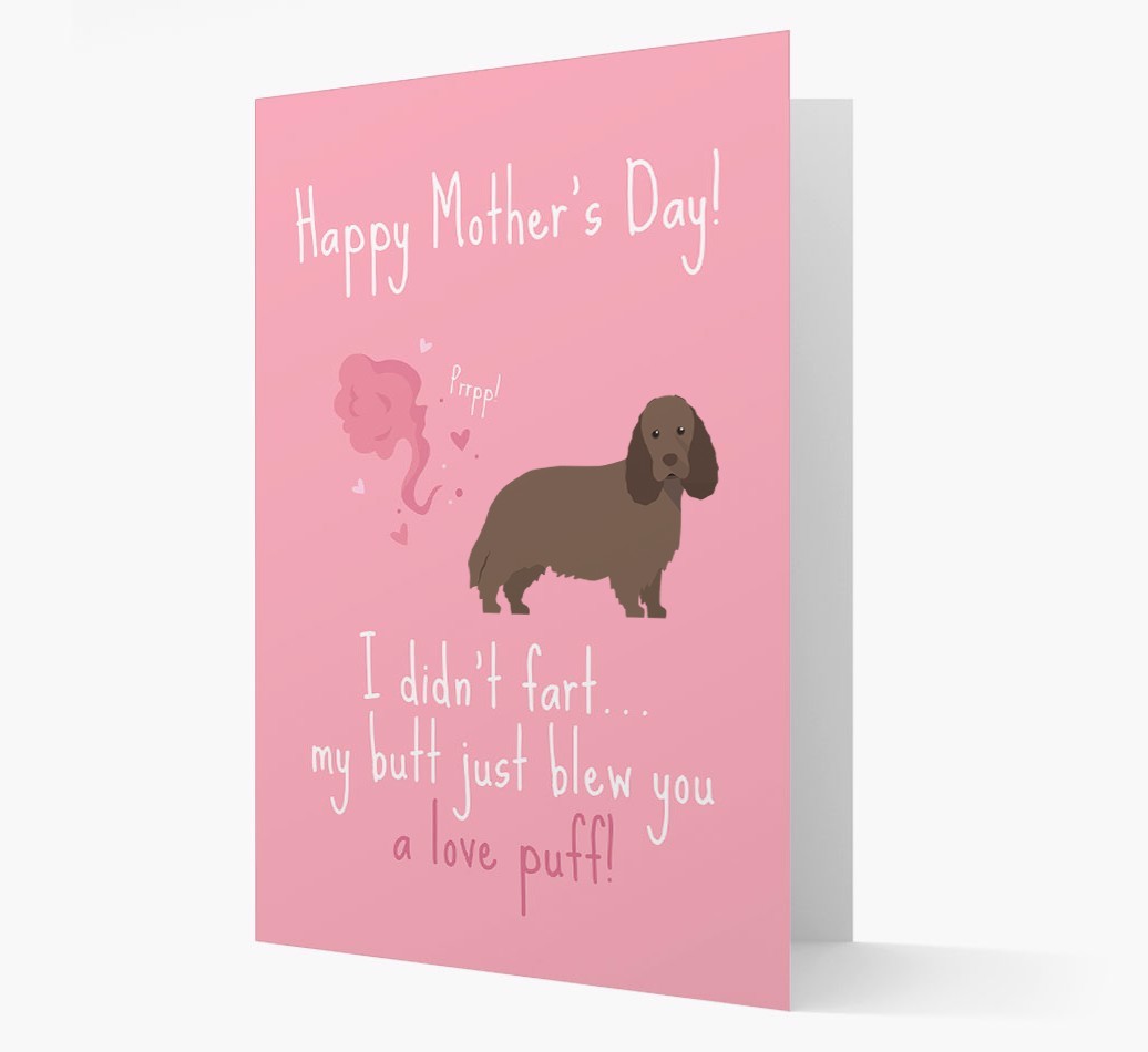 'Love Puff' - Personalised {breedFullName} Card