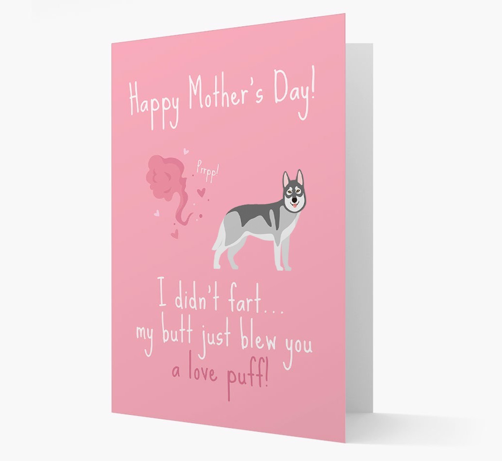 'Love Puff' - Personalized {breedFullName} Card