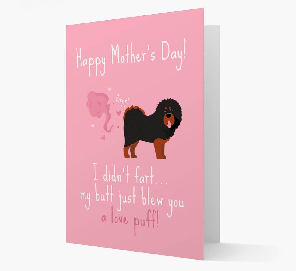 'Love Puff' - Personalised {breedFullName} Card