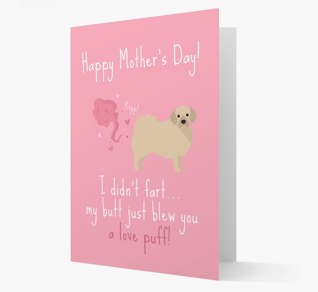 'Love Puff' - Personalised {breedFullName} Card