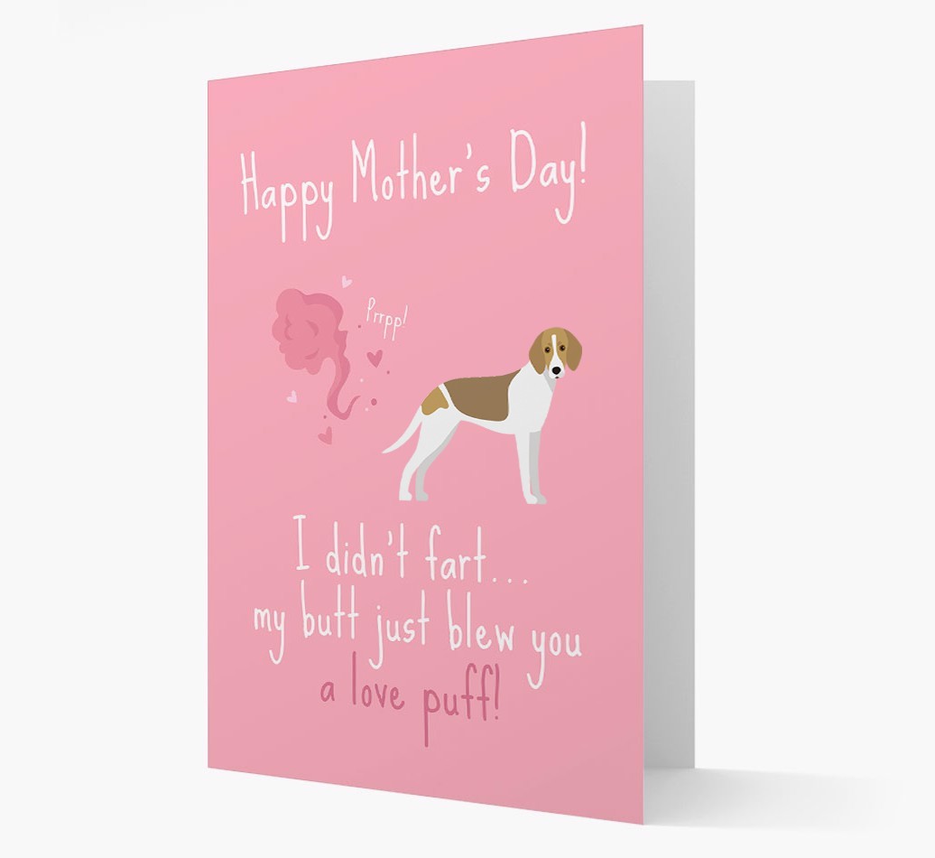 'Love Puff' - Personalized {breedFullName} Card