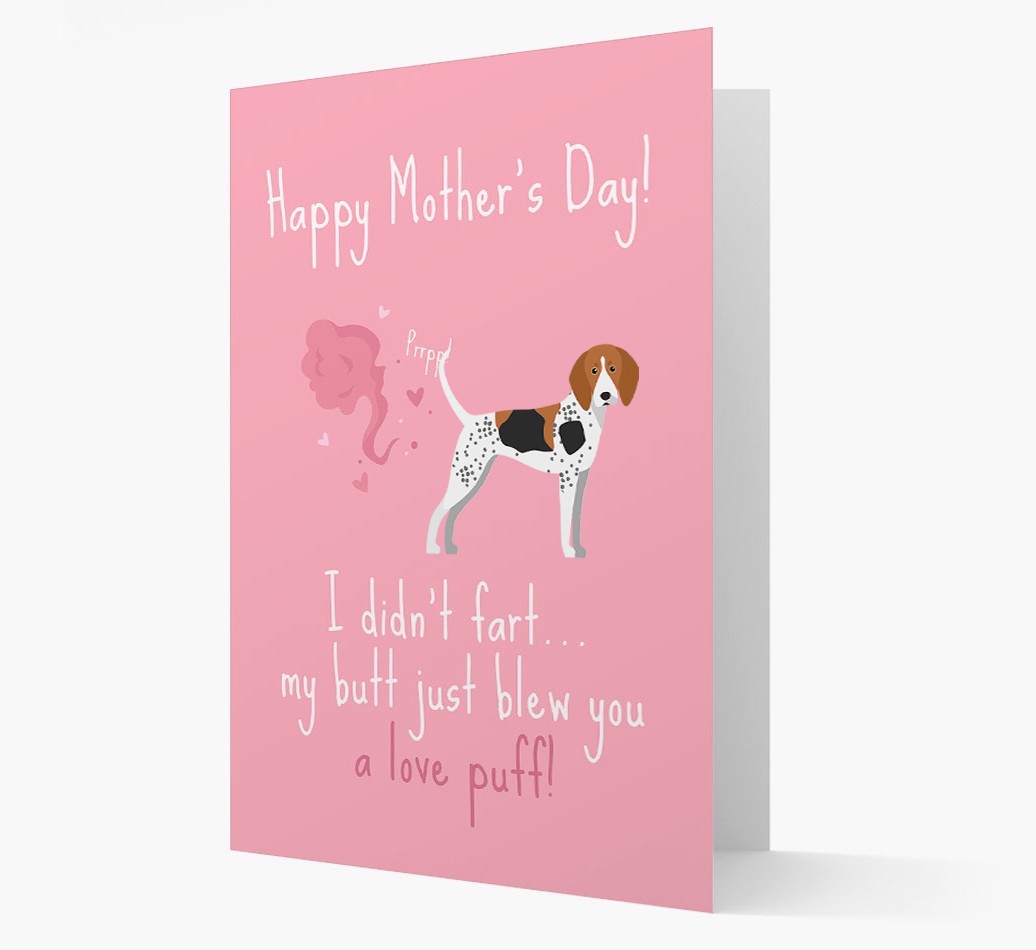 'Love Puff' - Personalised {breedFullName} Card