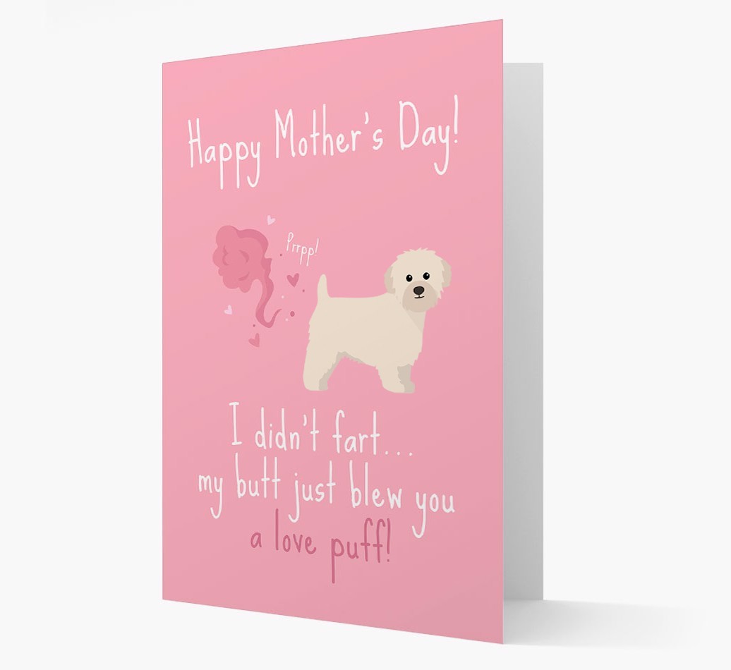 'Love Puff' - Personalised {breedFullName} Card