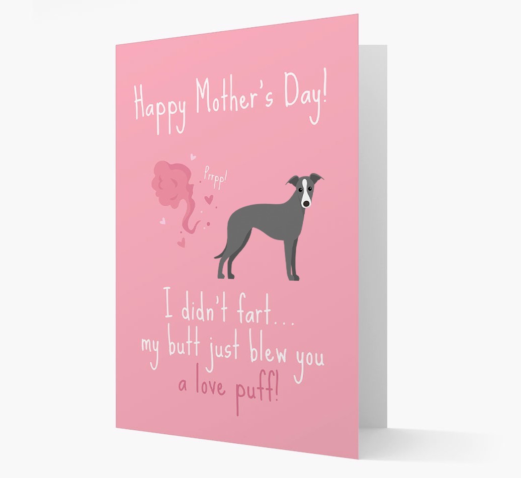 'Love Puff' - Personalised {breedFullName} Card