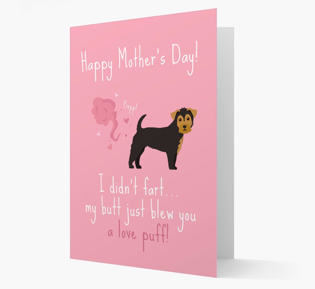 'Love Puff' - Personalised {breedFullName} Card