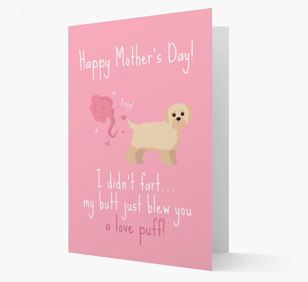 'Love Puff' - Personalised {breedFullName} Card