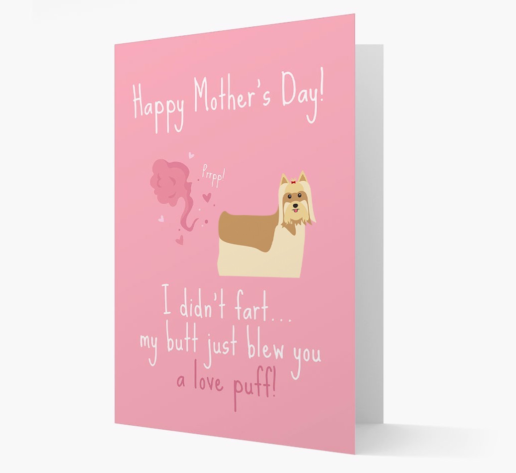 'Love Puff' - Personalized {breedFullName} Card