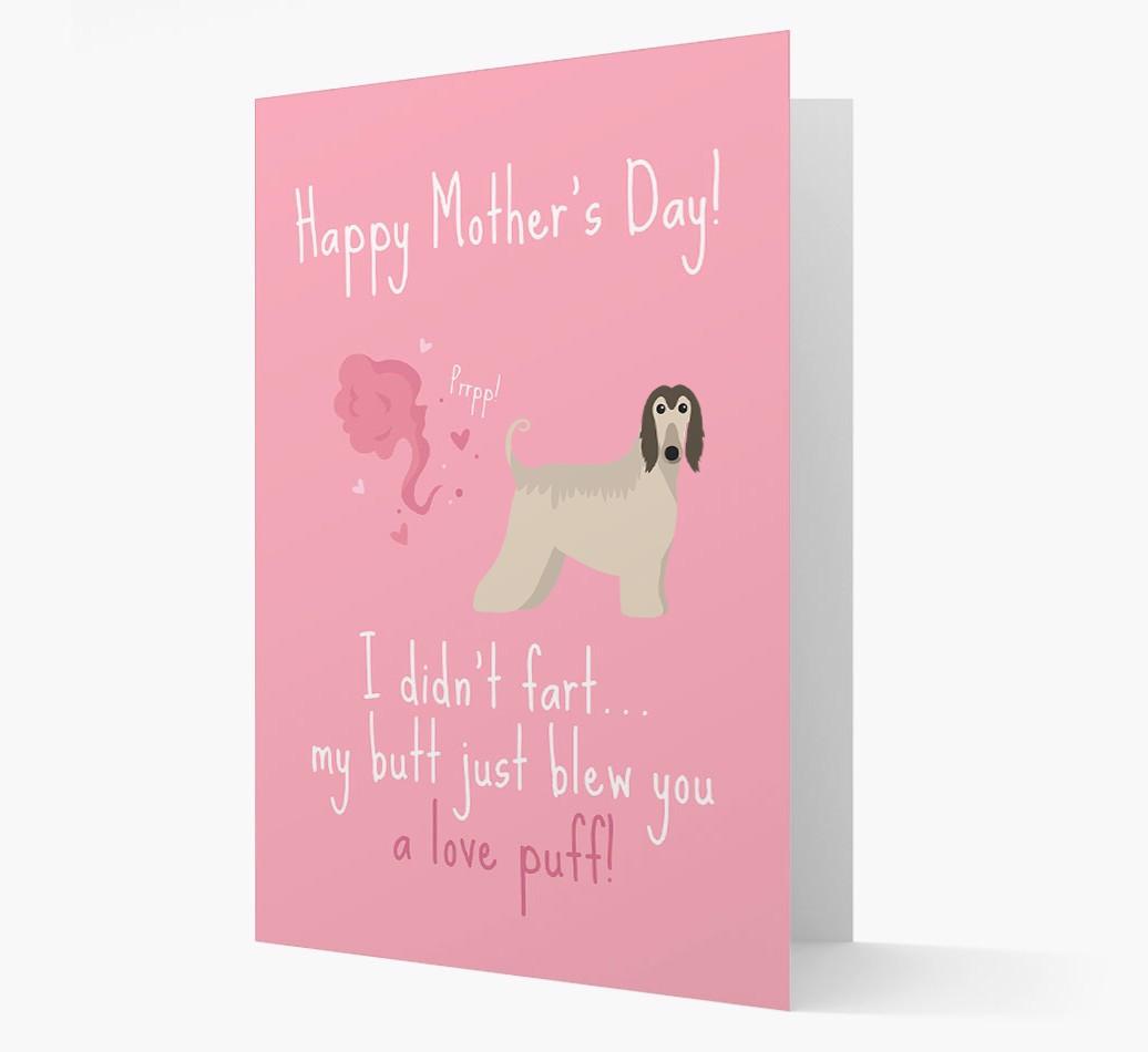 'Love Puff' - Personalized {breedFullName} Card