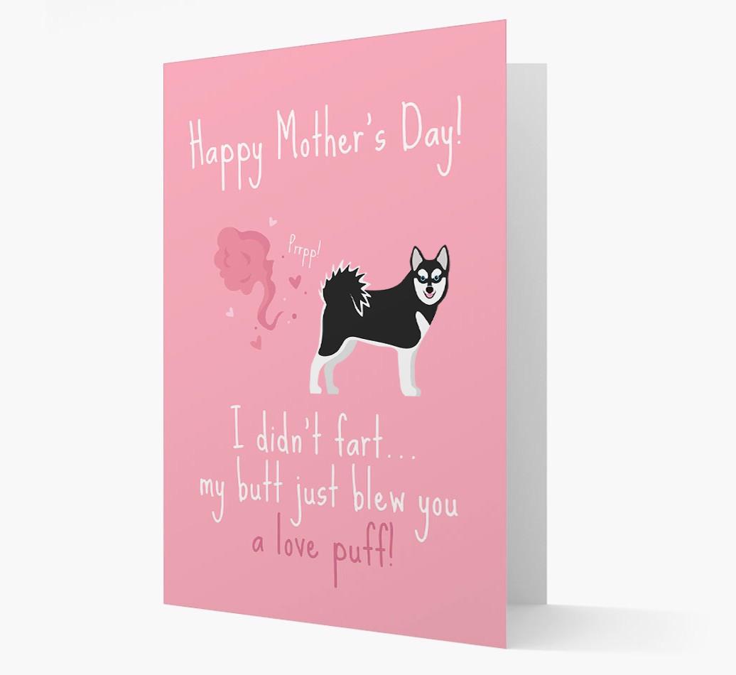 'Love Puff' - Personalized {breedFullName} Card