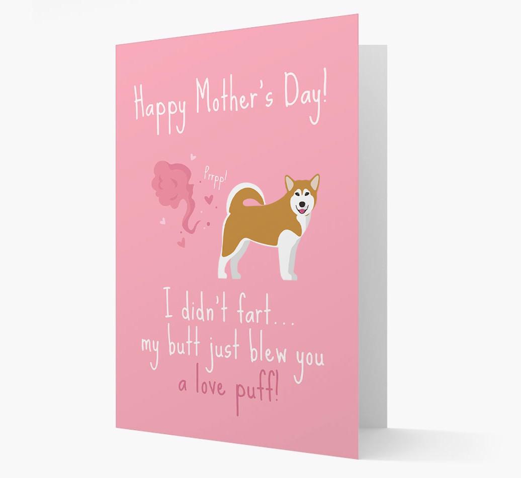 'Love Puff' - Personalized {breedFullName} Card