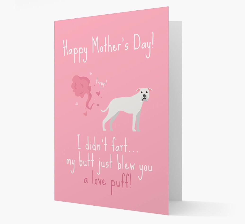 'Love Puff' - Personalized {breedFullName} Card