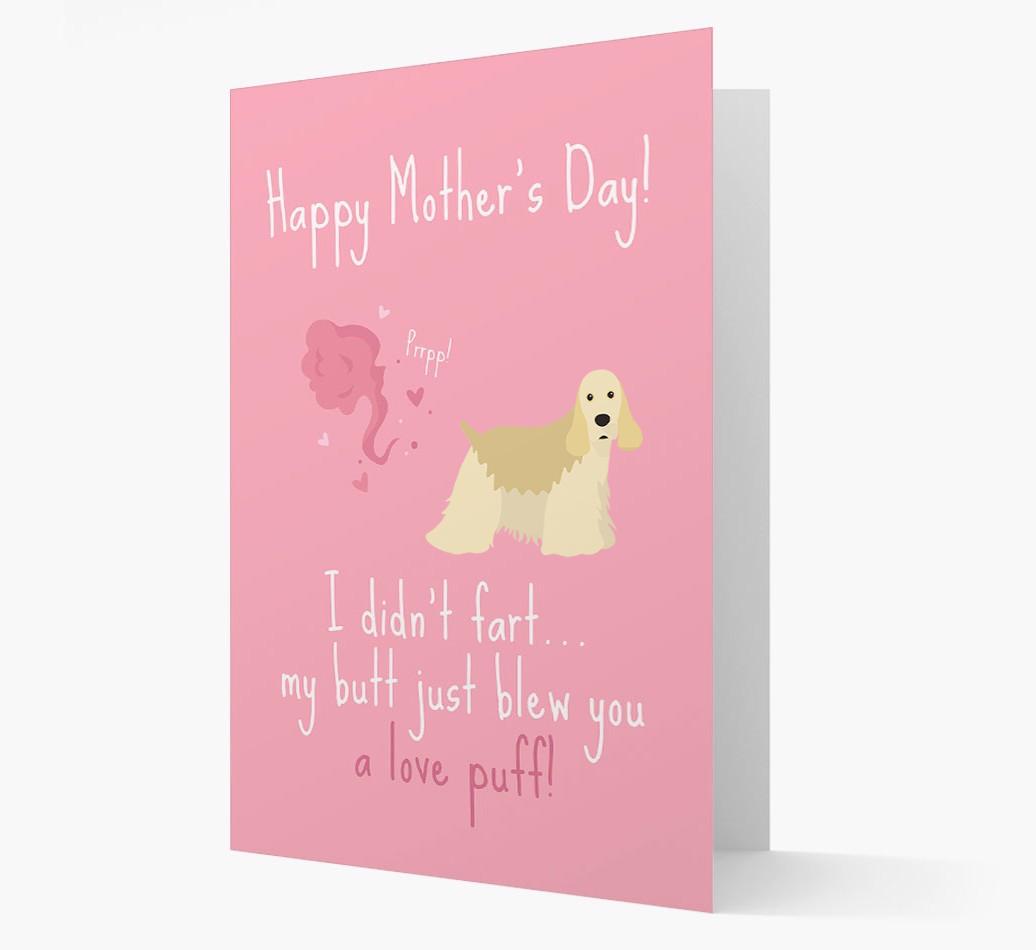 'Love Puff' - Personalized {breedFullName} Card