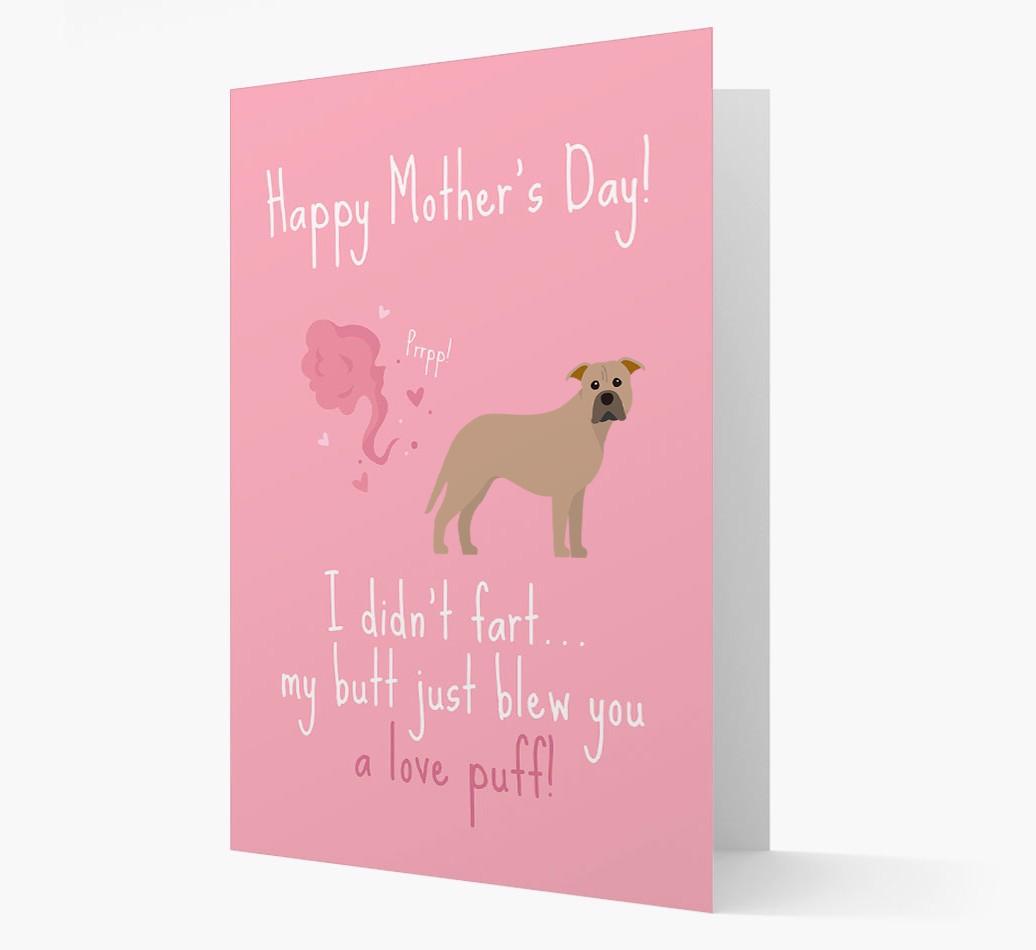 'Love Puff' - Personalized {breedFullName} Card