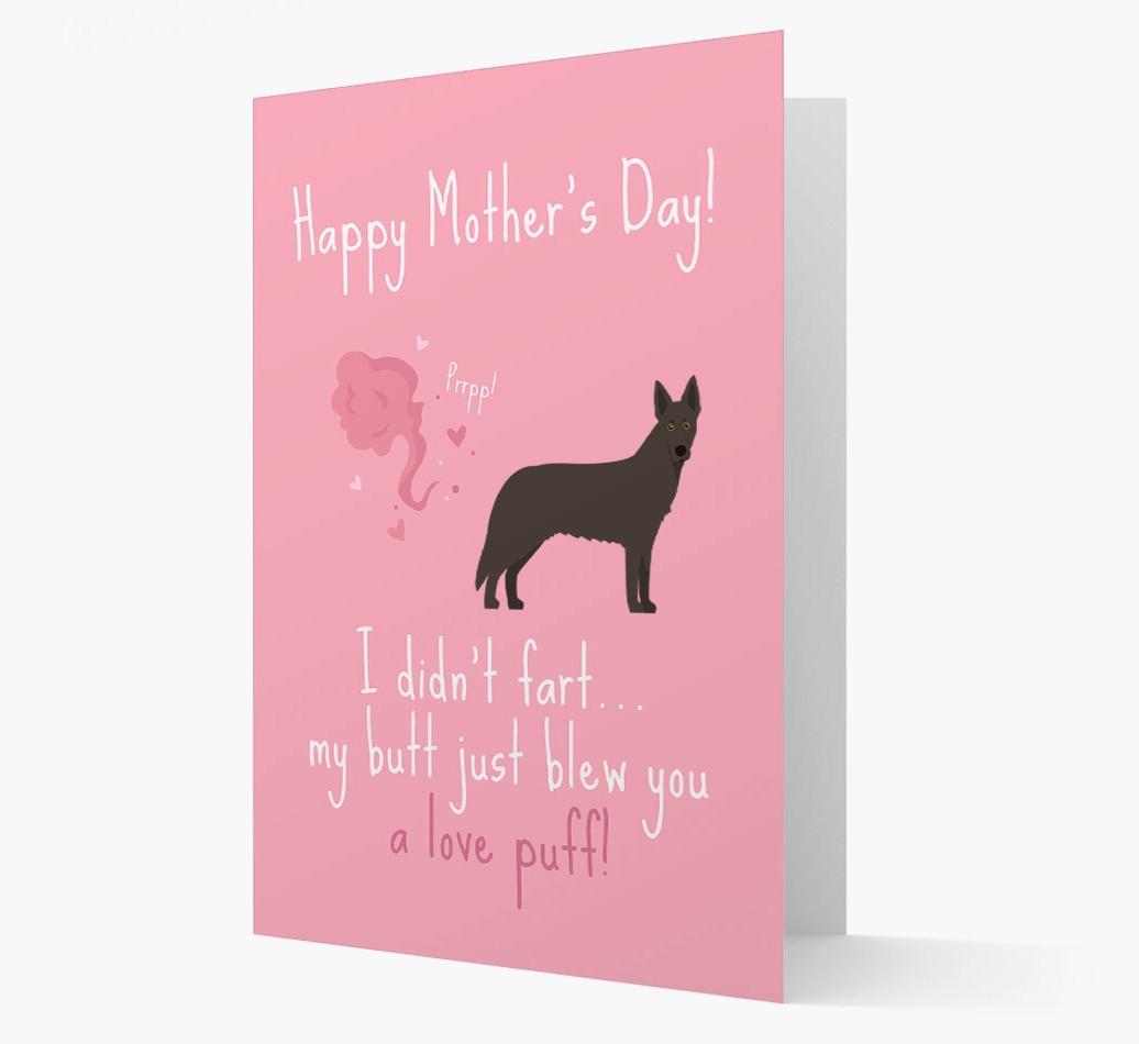 'Love Puff' - Personalized {breedFullName} Card