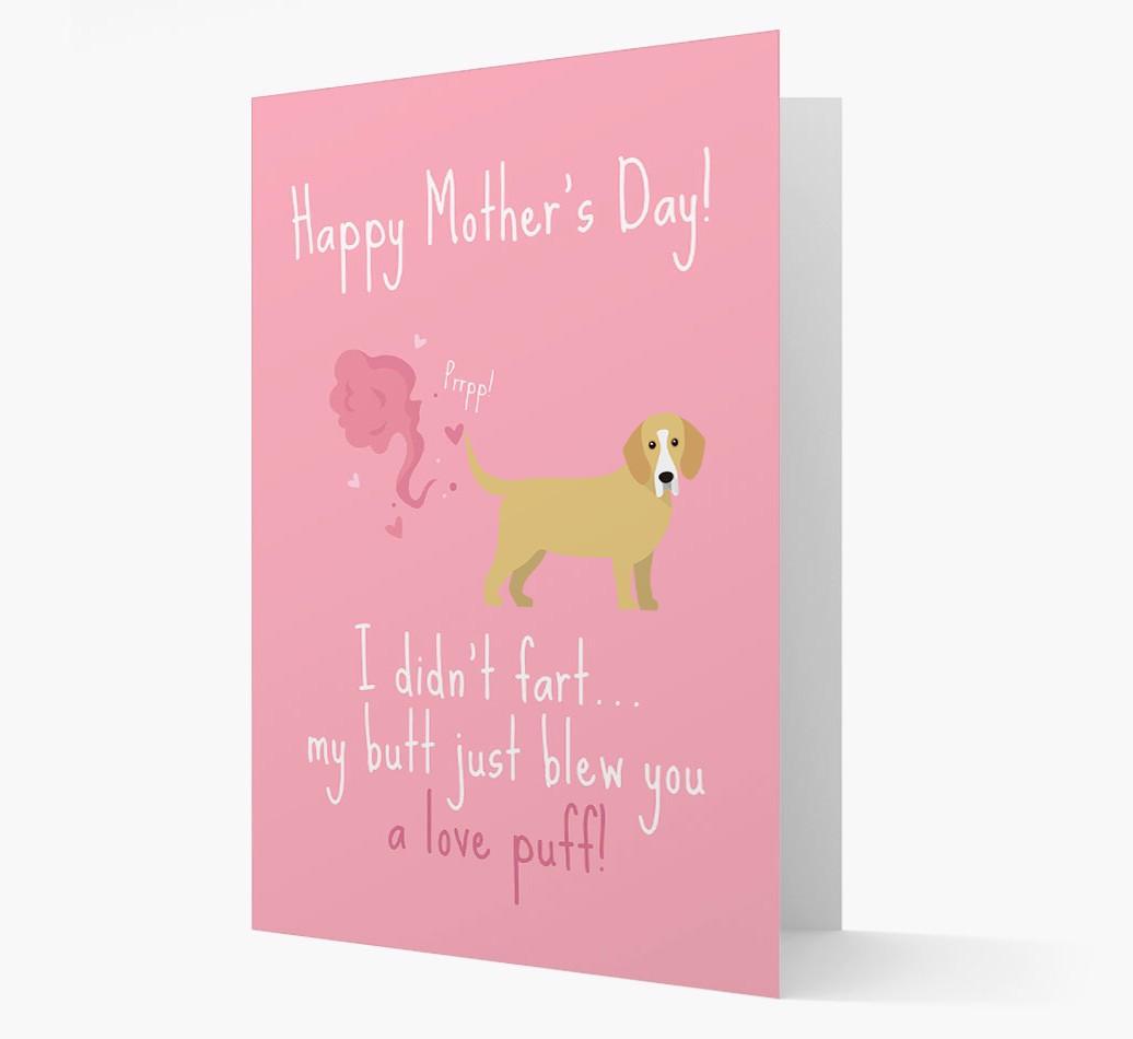 'Love Puff' - Personalized {breedFullName} Card