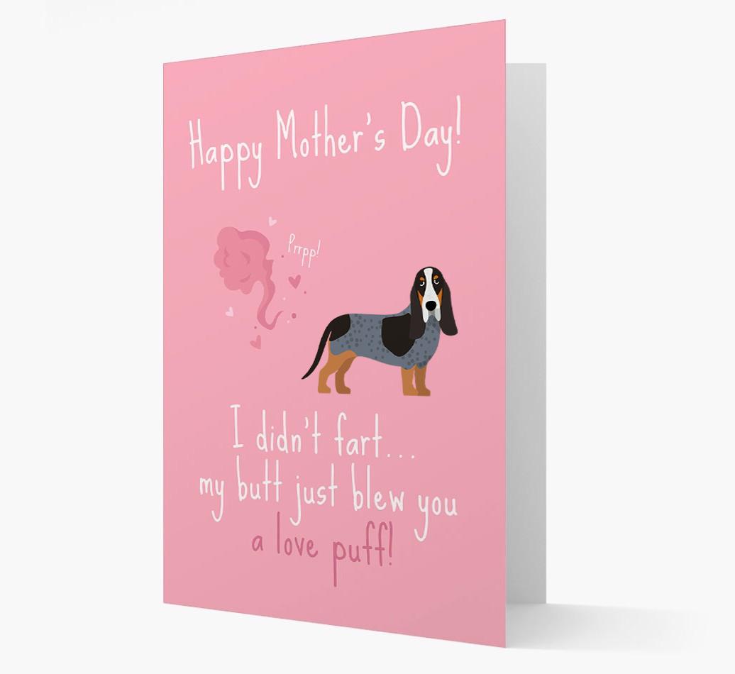 'Love Puff' - Personalized {breedFullName} Card