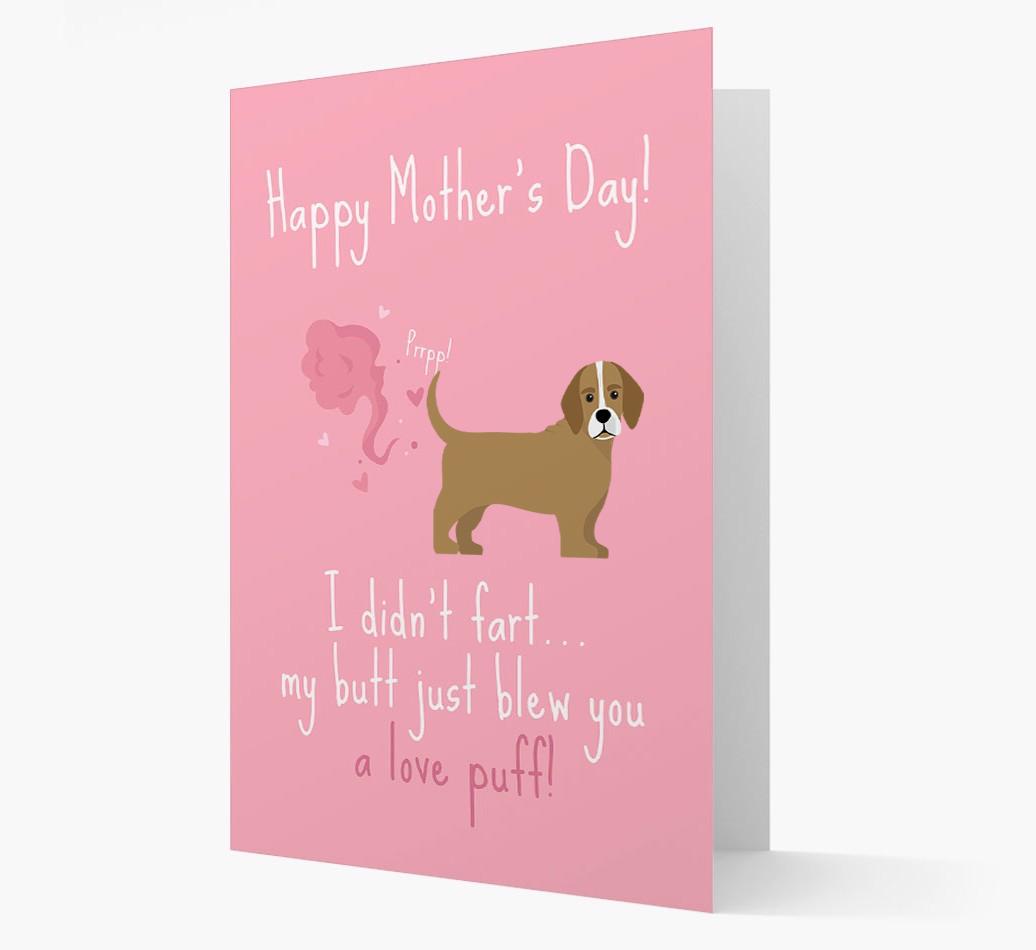 'Love Puff' - Personalized {breedFullName} Card