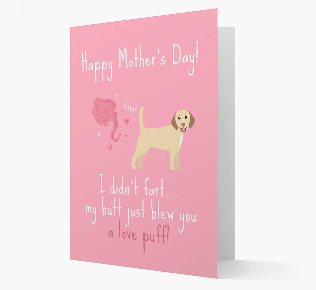 'Love Puff' - Personalized {breedFullName} Card