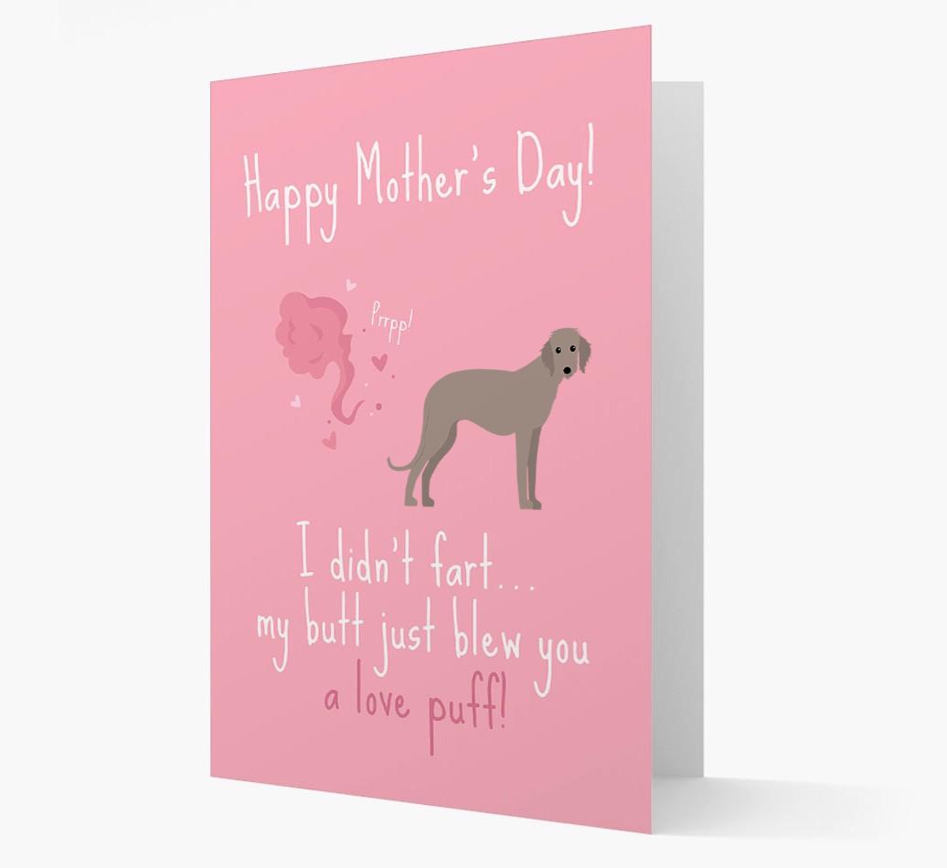 'Love Puff' - Personalized {breedFullName} Card