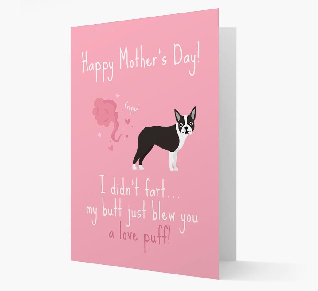 'Love Puff' - Personalized {breedFullName} Card