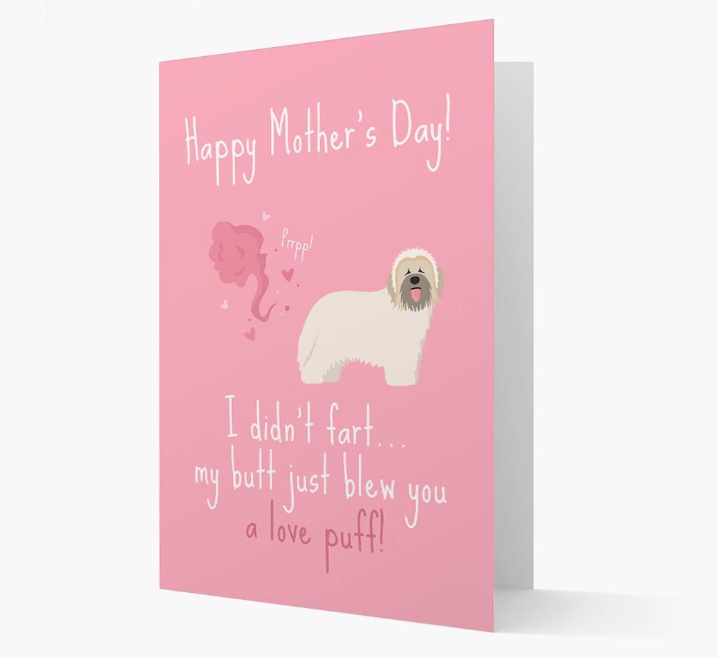 'Love Puff' - Personalized {breedFullName} Card