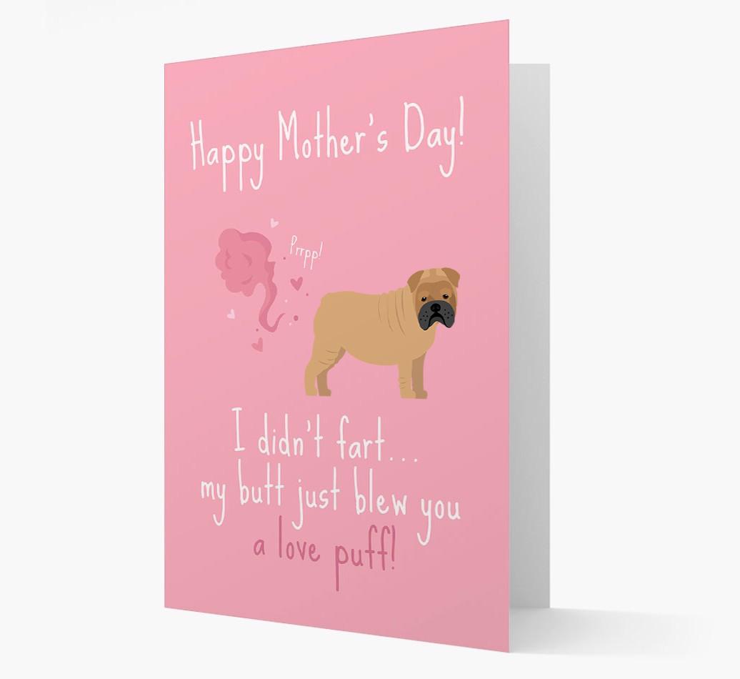 'Love Puff' - Personalized {breedFullName} Card